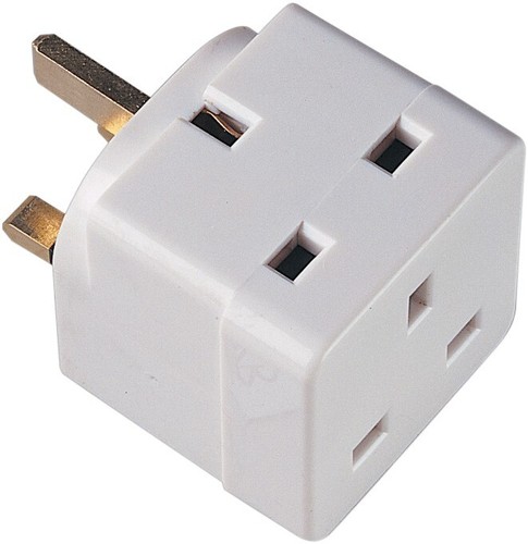 Way plug adaptor - 2-way,