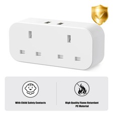 Double Plug Adaptor 2 Way