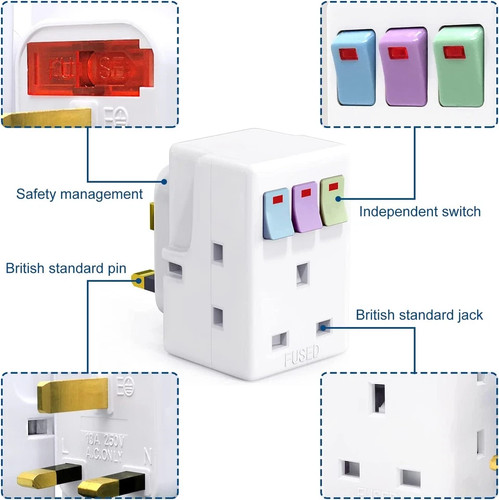 Way plug adapter multi - way,