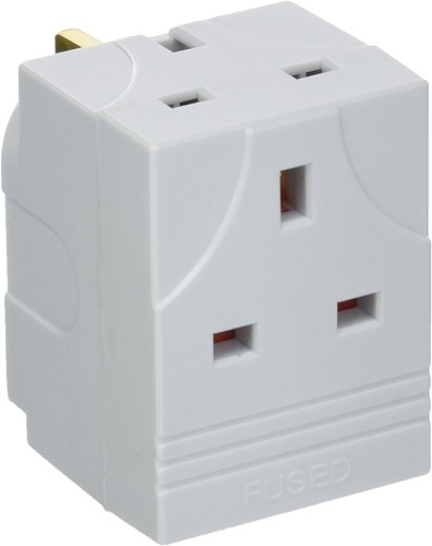 Way triple plug block - way,