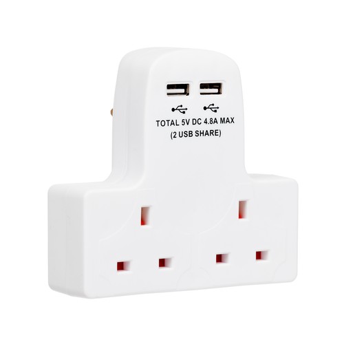 Way adaptor plug 13a - way,