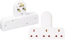 3 Way Triple Gang UK 3 Multi