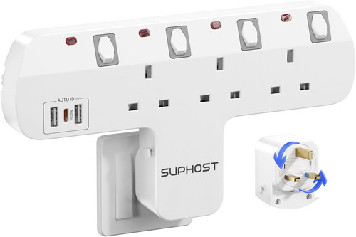 Plug extension socket with - plug,