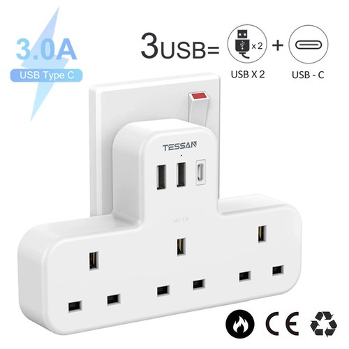 Way plug adaptor wall socket - plug,