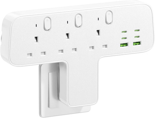 Plug extension socket - socket,, 9-in-1