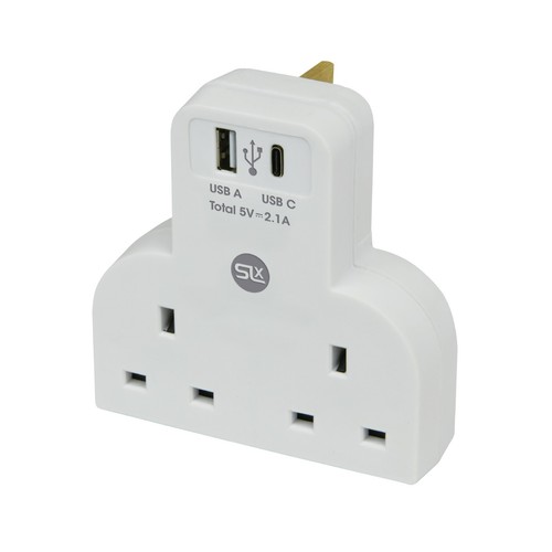 Slx double plug adaptor - double,