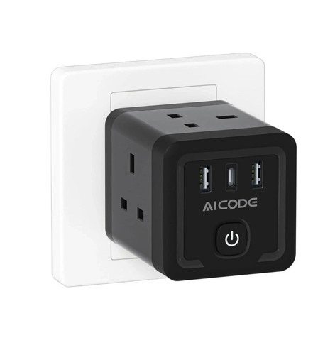 Multi plug adapter with usb - multi,