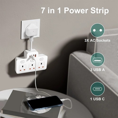 Multi plug adaptor - 6, in