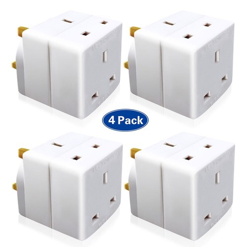 2way adaptor pin mains - 4x,