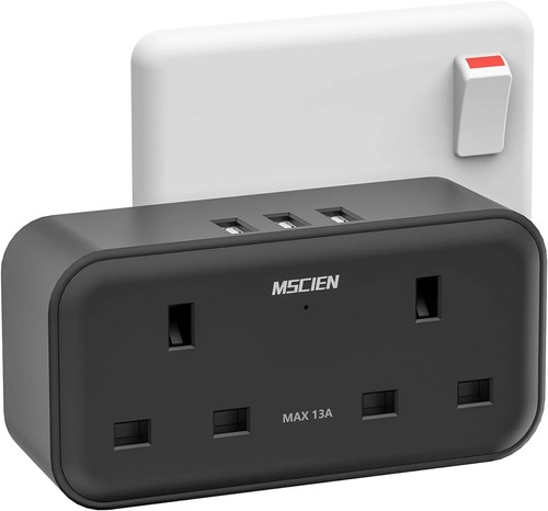 Mscien double plug adapter - plug,