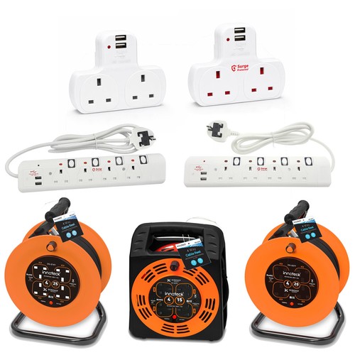 Multi plug extension lead - plug,