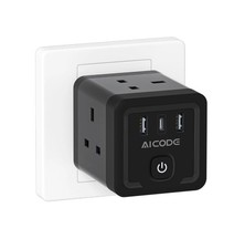 Multi Plug Adapter with 3 USB