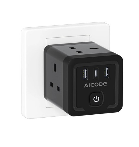 Multi plug adapter with usb - multi,