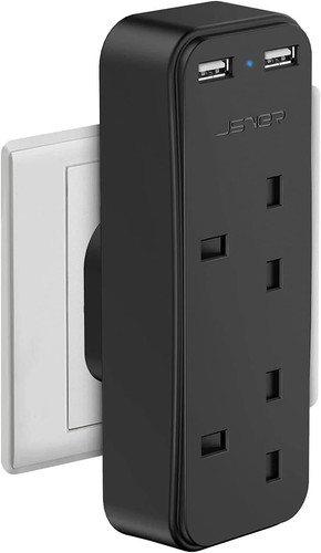 Jsver double plug adapter - jsver, with