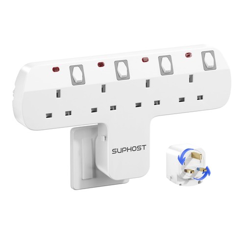 Plug extension socket way - plug, 4