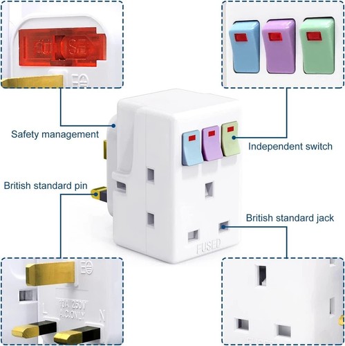 Way plug adapter multi - plug, uk