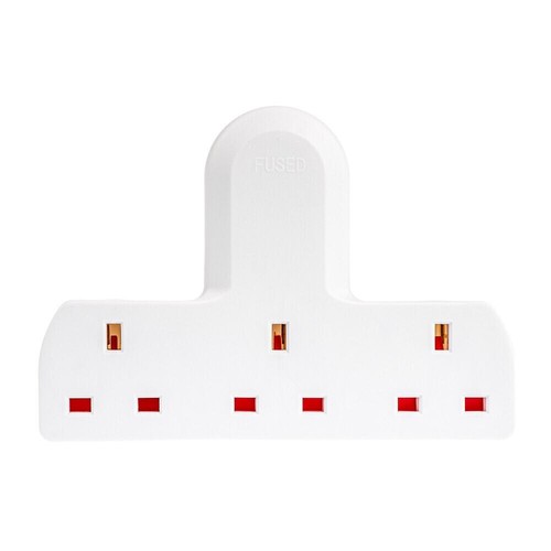 Way plug adapter - 3, switched