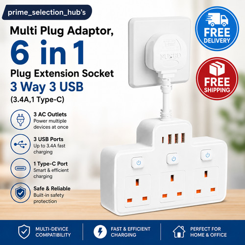 Multi plug adaptor - in, 1
