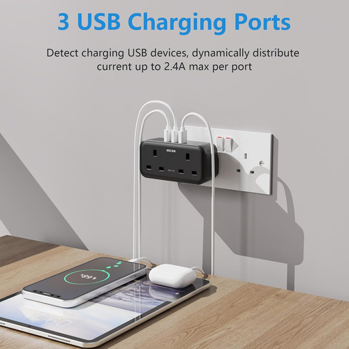 Double plug adaptor mscien - double,