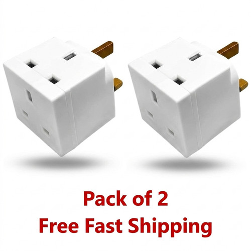 Way pin adaptor 13 amp - 2,